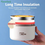 Portable Food Storage Containers Insulated Lunch Container Set Stackable Bento Lunch Box Stainless Steel Lunch Container