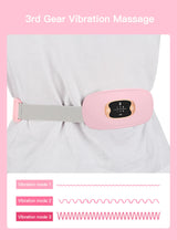 Electric Heating Menstrual Vibration Pad Belt for Period Pain Relief Cramps US