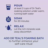Pure Epsom Magnesium Salt Soak, Sleep Blend with Melatonin, Lavender & Essential Oils, 3 Lb (Pack of 4)