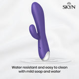 SKYN Vibes Personal Massage Wand Vibrator, 20 Speeds, Purple, 1 Count