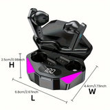 X15 TWS Wireless Bluetooth Gaming Earbuds with LED Display, Microphone, and Noise Cancelling Technology
