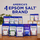 Pure Epsom Magnesium Salt Soak, Sleep Blend with Melatonin, Lavender & Essential Oils, 3 Lb (Pack of 4)