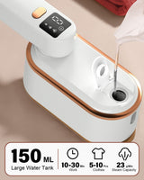 Travel Steamer Iron for Clothes - 1200W Handheld Size Portable Travel Steamer