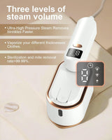Travel Steamer Iron for Clothes - 1200W Handheld Size Portable Travel Steamer